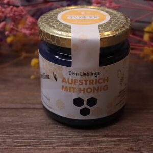 Aufstrich aus Blütenhonig und Spirulina – 250 g