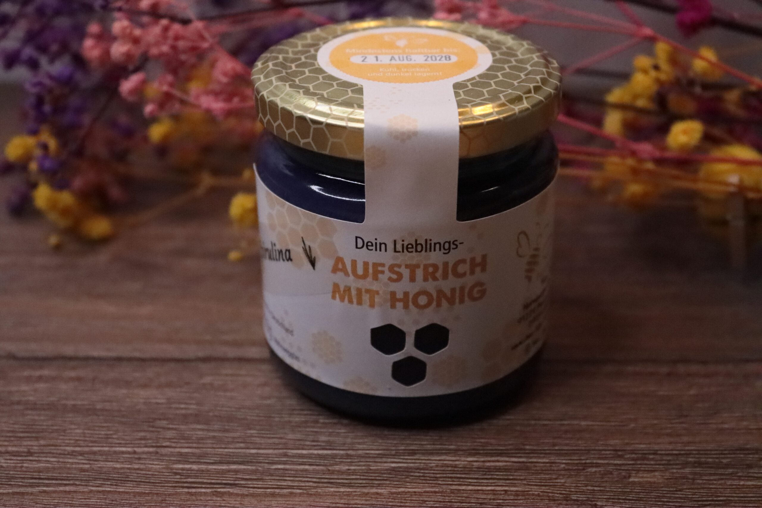 Aufstrich aus Blütenhonig und Spirulina – 250 g