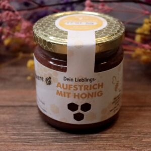 Brotaufstrich aus Blütenhonig und Himbeeren – 250 g