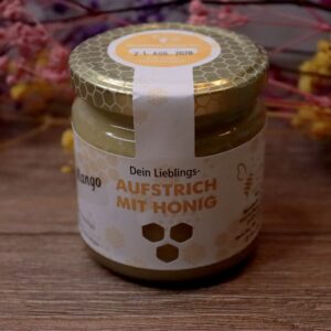 Aufstrich aus Blütenhonig und Mango – 250 g