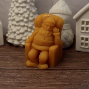 Bienenwachskerze „Weihnachtsmann“